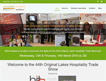 Tablet Screenshot of lakeshospitalitytradeshow.co.uk